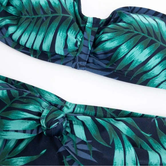 OSHKOSH (Women’s) . Palm High-Waisted Two-Piece Swimsuit - Picture 3 of 8